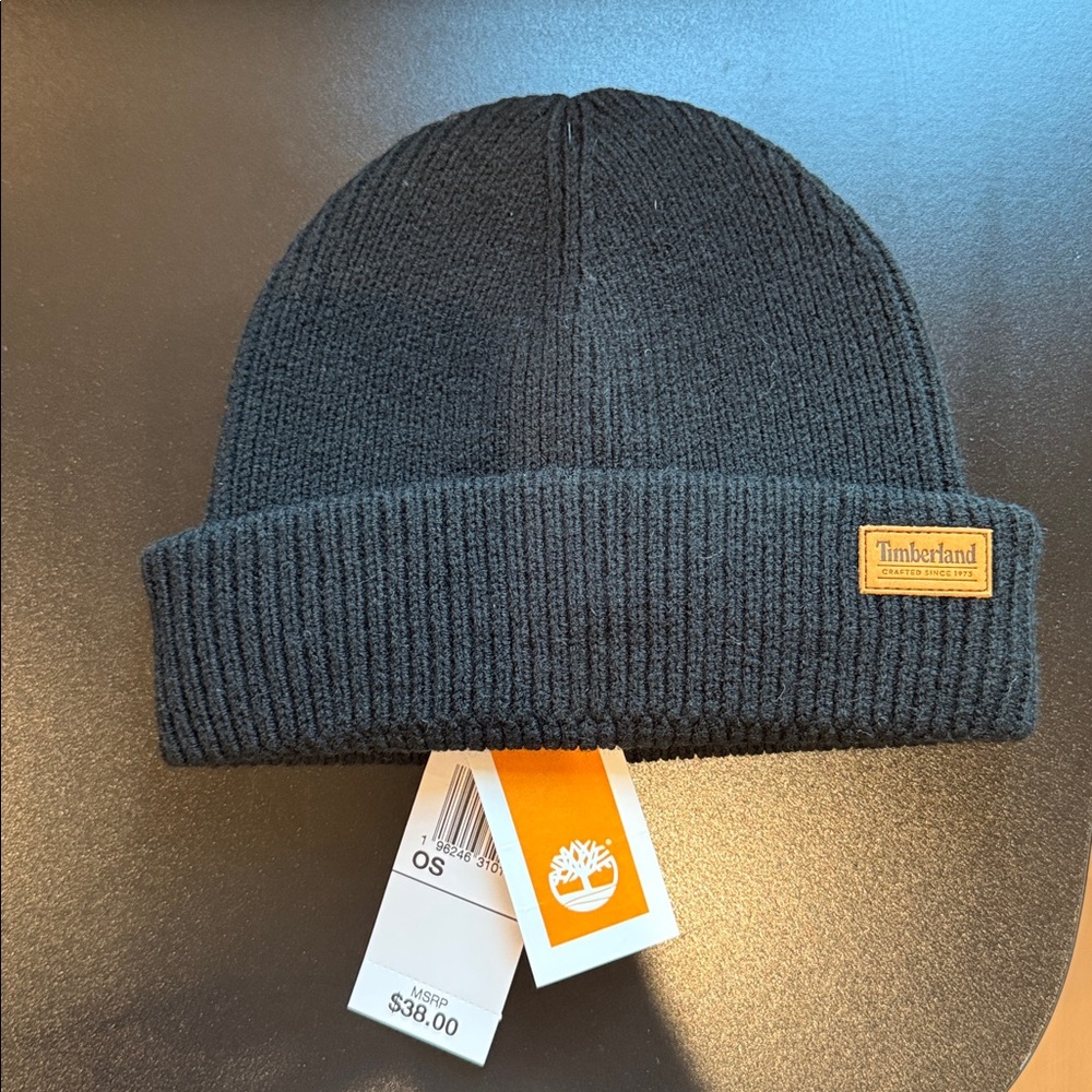 Timberland black wool Beanie